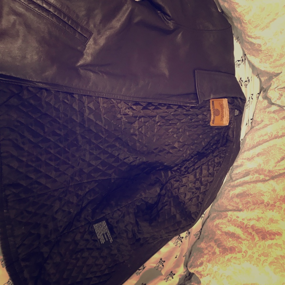 St, John’s Bay Brown Genuine Leather Jacket